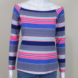 NEW Lilly Pulitzer Audelia Kaleidoscope Jungle Stripe Top SIZE Small